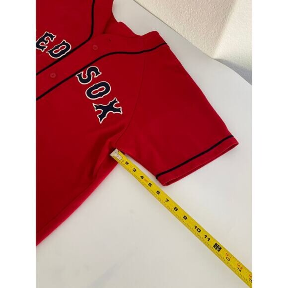 Vintage Y2K Majestic Nomar Garciaparra #05 Red Sox Authentic Jersey MED READ - Picture 11 of 11